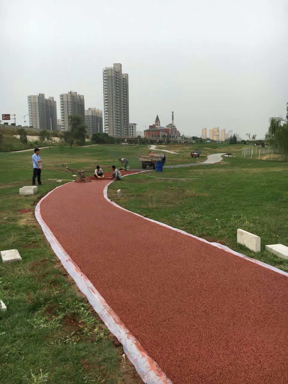 高尔夫球场透水地坪