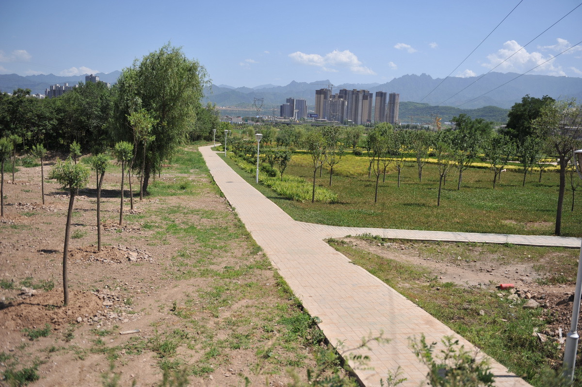 马踏飞燕空竹园压花地坪